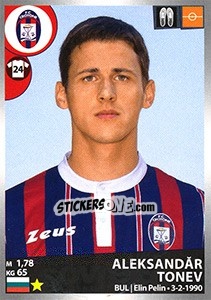 Sticker Aleksandăr Tonev - Calciatori 2016-2017 - Panini