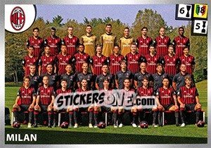 Sticker Squadra Milan - Calciatori 2016-2017 - Panini