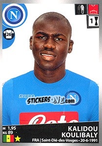 Sticker Kalidou Koulibaly - Calciatori 2016-2017 n. 342 - Panini