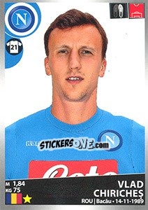 Sticker Vlad Chiricheș - Calciatori 2016-2017 - Panini