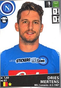 Sticker Dries Mertens - Calciatori 2016-2017 - Panini