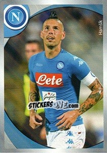Sticker Napoli Hamšík - Calciatori 2016-2017 - Panini