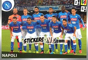 Figurina Squadra Napoli - Calciatori 2016-2017 - Panini
