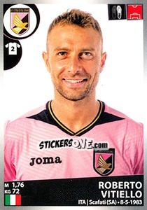 Sticker Roberto Vitiello - Calciatori 2016-2017 n. 369 - Panini