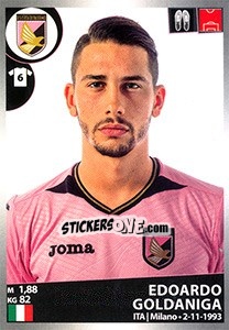 Sticker Edoardo Goldaniga - Calciatori 2016-2017 - Panini