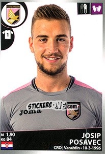 Sticker Josip Posavec - Calciatori 2016-2017 - Panini