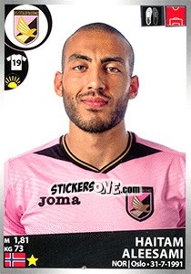 Cromo Haitam Aleesami - Calciatori 2016-2017 - Panini