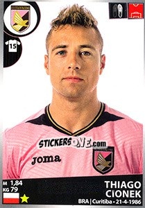 Sticker Thiago Cionek - Calciatori 2016-2017 n. 377 - Panini
