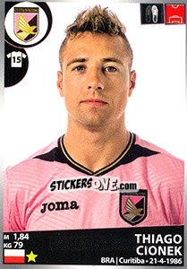 Cromo Thiago Cionek - Calciatori 2016-2017 - Panini