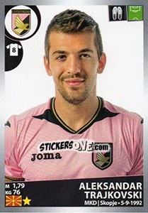 Sticker Aleksandar Trajkovski - Calciatori 2016-2017 n. 387 - Panini