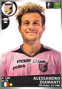 Figurina Alessandro Diamanti - Calciatori 2016-2017 - Panini