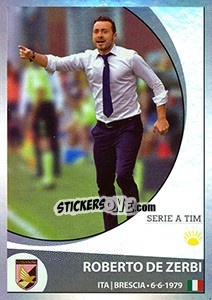 Sticker Roberto De Zerbi - Calciatori 2016-2017 n. 396 - Panini