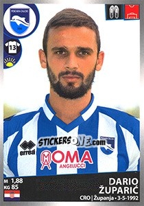 Cromo Dario Župaric - Calciatori 2016-2017 - Panini