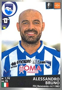 Figurina Alessandro Bruno - Calciatori 2016-2017 - Panini