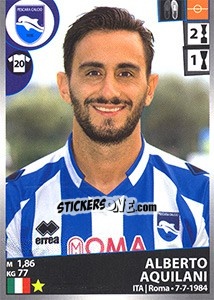 Sticker Alberto Aquilani - Calciatori 2016-2017 - Panini