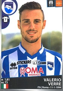 Sticker Valerio Verre - Calciatori 2016-2017 - Panini