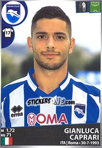 Sticker Gianluca Caprari - Calciatori 2016-2017 - Panini