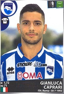 Figurina Gianluca Caprari - Calciatori 2016-2017 - Panini