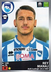 Sticker Rey Manaj - Calciatori 2016-2017 - Panini