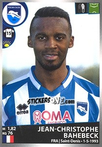 Cromo Jean-Christophe Bahebeck - Calciatori 2016-2017 - Panini