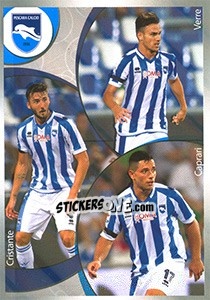 Cromo Pescara Cristante / Verre / Caprari - Calciatori 2016-2017 - Panini