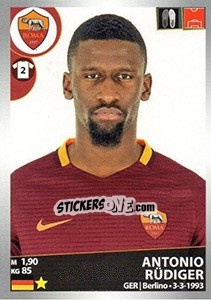 Sticker Antonio Rüdiger - Calciatori 2016-2017 - Panini