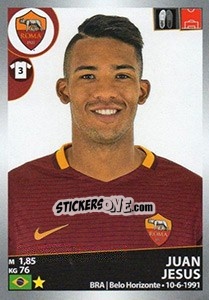 Sticker Juan Jesus - Calciatori 2016-2017 - Panini