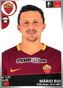 Sticker Mário Rui - Calciatori 2016-2017 n. 433 - Panini