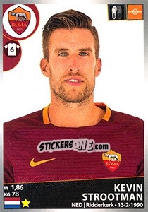 Figurina Kevin Strootman - Calciatori 2016-2017 - Panini