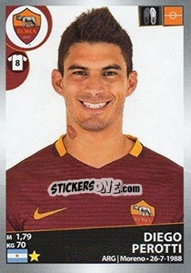 Sticker Diego Perotti - Calciatori 2016-2017 n. 441 - Panini