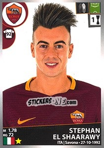 Figurina Stephan El Shaarawy - Calciatori 2016-2017 - Panini