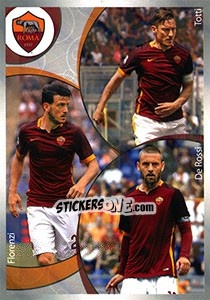 Figurina Roma Totti / Daniele De Rossi / Florenzi