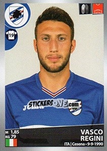 Sticker Vasco Regini - Calciatori 2016-2017 n. 453 - Panini