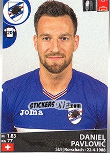 Sticker Daniel Pavlovic - Calciatori 2016-2017 n. 458 - Panini