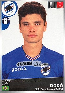 Sticker Dodô - Calciatori 2016-2017 n. 460 - Panini