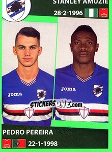 Sticker Stanley Amuzie / Pedro Pereira - Calciatori 2016-2017 n. 476 - Panini