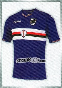 Sticker Maglia Sampdoria - Calciatori 2016-2017 - Panini