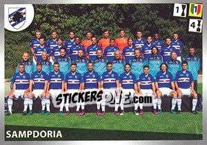 Cromo Squadra Sampdoria - Calciatori 2016-2017 - Panini