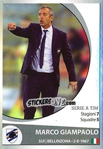 Sticker Marco Giampaolo - Calciatori 2016-2017 - Panini