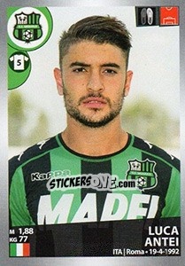 Figurina Luca Antei - Calciatori 2016-2017 - Panini