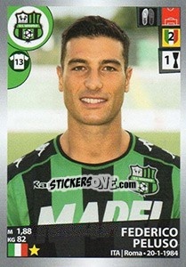Sticker Federico Peluso - Calciatori 2016-2017 n. 486 - Panini