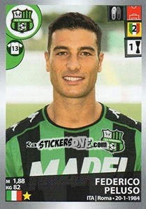 Cromo Federico Peluso - Calciatori 2016-2017 - Panini