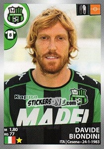 Cromo Davide Biondini - Calciatori 2016-2017 - Panini