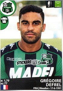 Sticker Grégoire Defrel - Calciatori 2016-2017 n. 501 - Panini