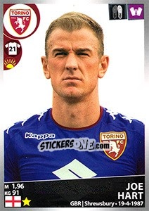 Sticker Joe Hart - Calciatori 2016-2017 - Panini