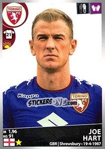 Sticker Joe Hart - Calciatori 2016-2017 n. 512 - Panini
