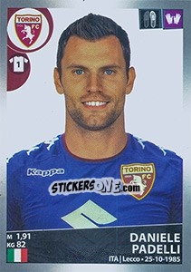 Cromo Daniele Padelli - Calciatori 2016-2017 - Panini