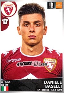 Sticker Daniele Baselli - Calciatori 2016-2017 - Panini