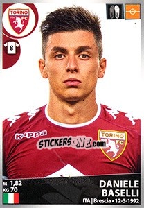 Figurina Daniele Baselli - Calciatori 2016-2017 - Panini