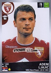 Sticker Adem Ljajic - Calciatori 2016-2017 - Panini